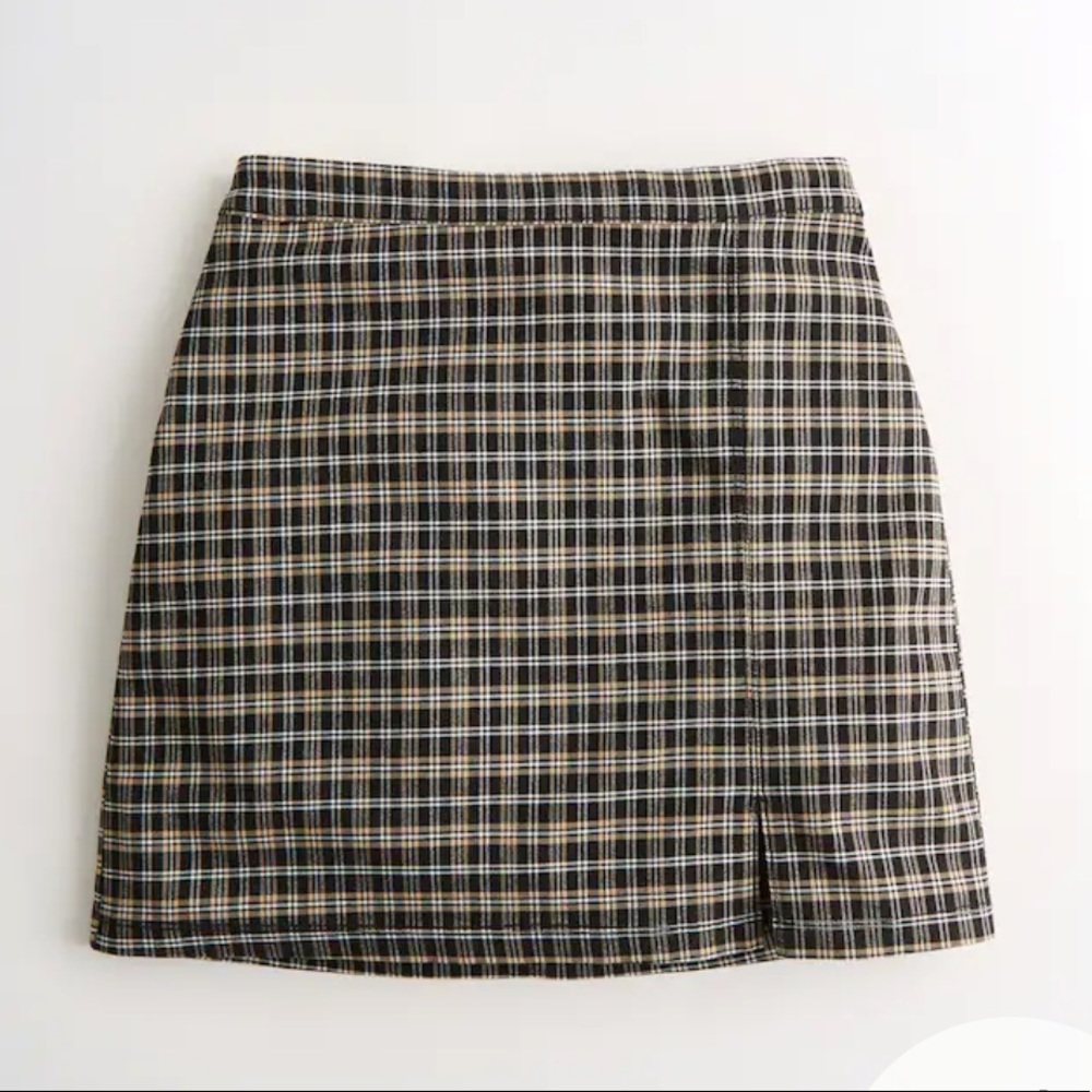 Hollister Ultra High Rise Plaid Skirt